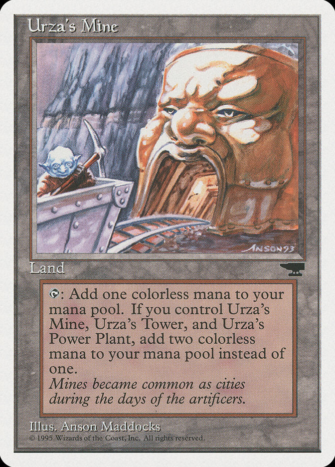 Urza's Mine (Mine Cart Entering Mouth) [Chronicles]
