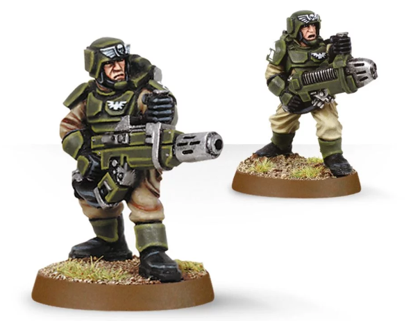 Cadian with Plasma Gun and Meltagun