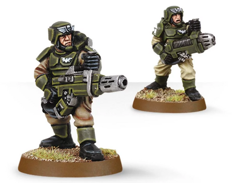 Cadian with Plasma Gun and Meltagun