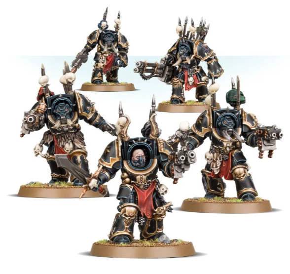 Chaos Space Marines: Chaos Terminator Squad