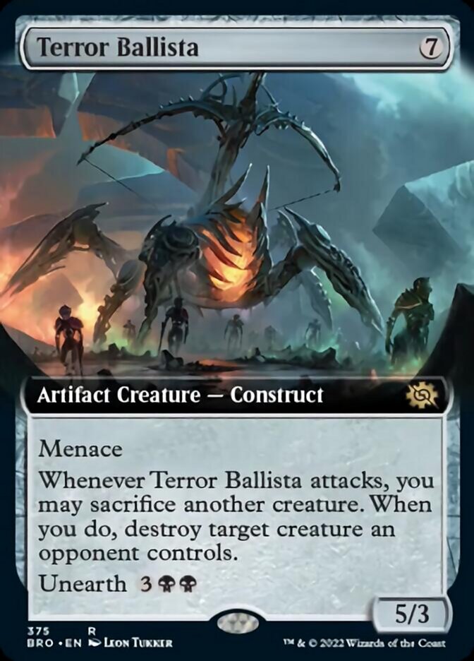 Terror Ballista (Extended Art) [The Brothers' War]