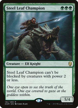 Steel Leaf Champion [Dominaria]