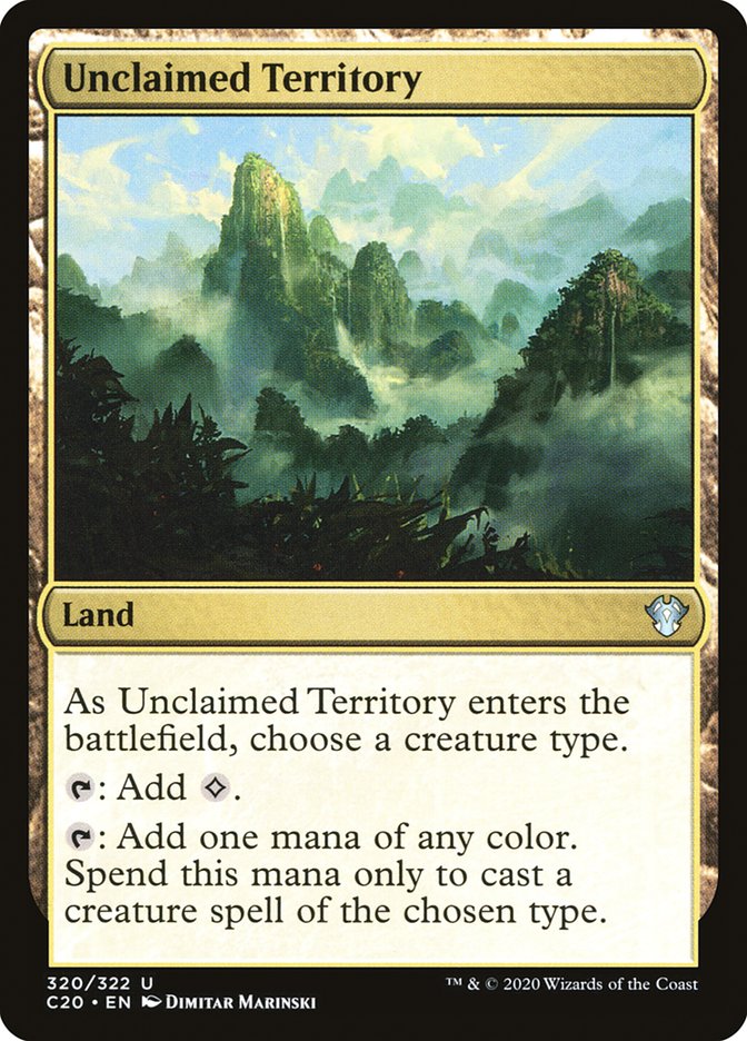 Unclaimed Territory [Commander 2020]