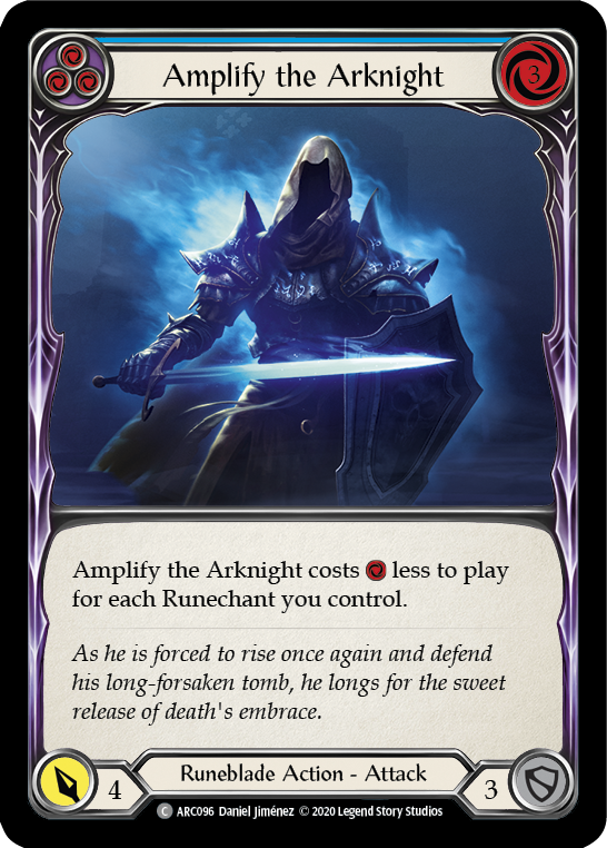 Amplify the Arknight (Blue) [ARC096] Unlimited Edition Normal