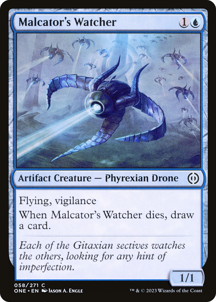 Malcator's Watcher [Phyrexia: All Will Be One]