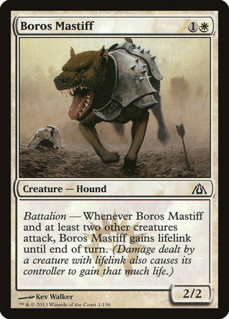 Boros Mastiff [Dragon's Maze]