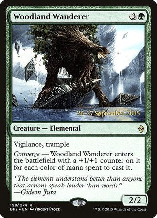 Woodland Wanderer [Battle for Zendikar Promos]