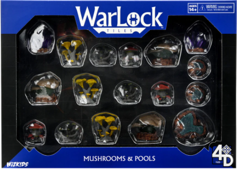 WarLock Tiles Caverns Accessory Mushrooms Pools