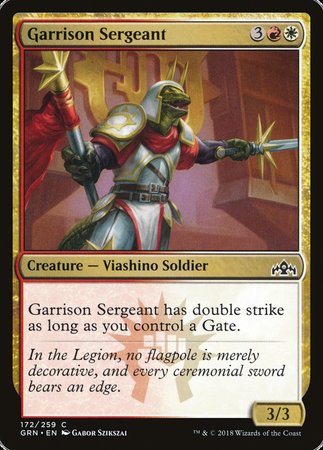 Garrison Sergeant [Guilds of Ravnica]