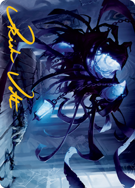 Spectral Adversary Art Card (Gold-Stamped Signature) [Innistrad: Midnight Hunt Art Series]
