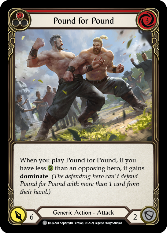 Pound for Pound (Red) [MON278] 1st Edition Normal