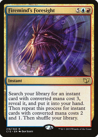 Firemind's Foresight [Commander 2015]