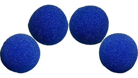 2 inch Super Soft Sponge Ball (Blue) Pack of 4