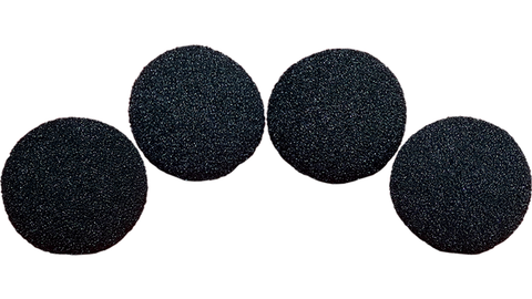 2 inch Super Soft Sponge Ball (Black) Pack of 4