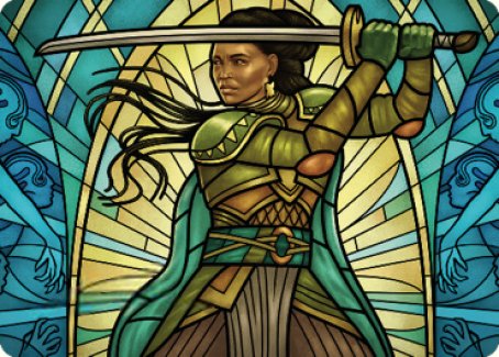 Shanna, Purifying Blade Art Card 2 [Dominaria United Art Series]