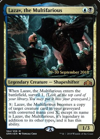Lazav, the Multifarious [Guilds of Ravnica Promos]