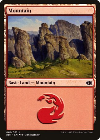Mountain (61) [Duel Decks: Merfolk vs. Goblins]