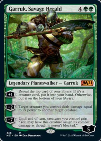 Garruk, Savage Herald [Core Set 2021]