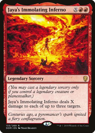 Jaya's Immolating Inferno [Dominaria]