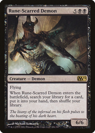 Rune-Scarred Demon [Magic 2012]