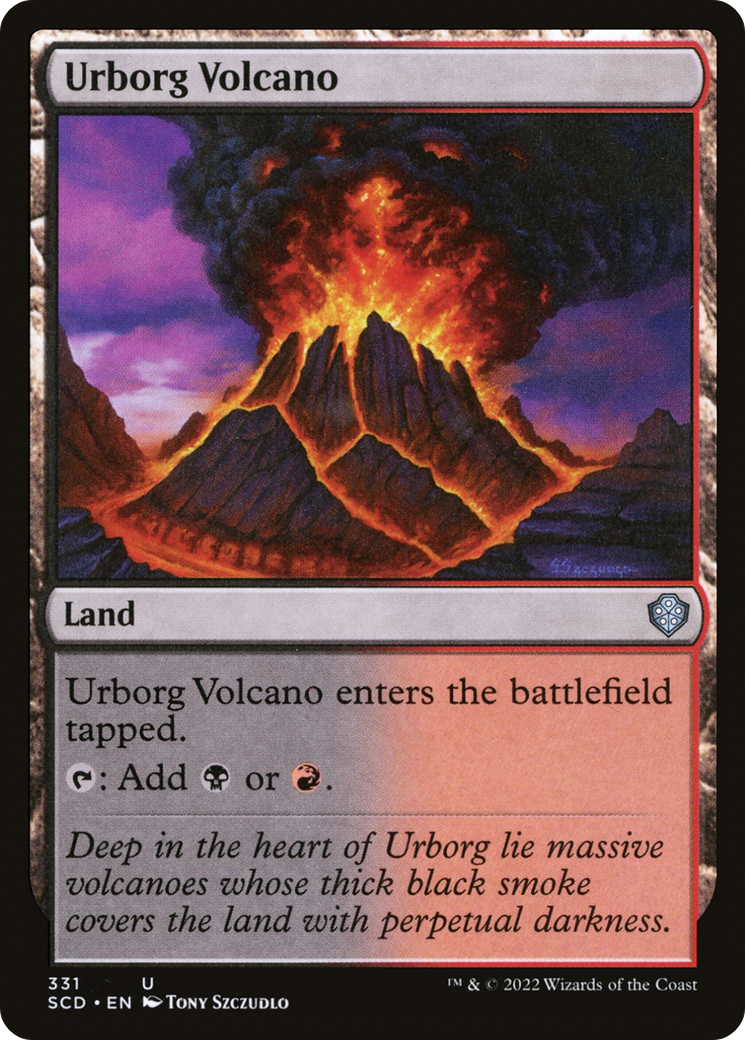 Urborg Volcano [Starter Commander Decks]
