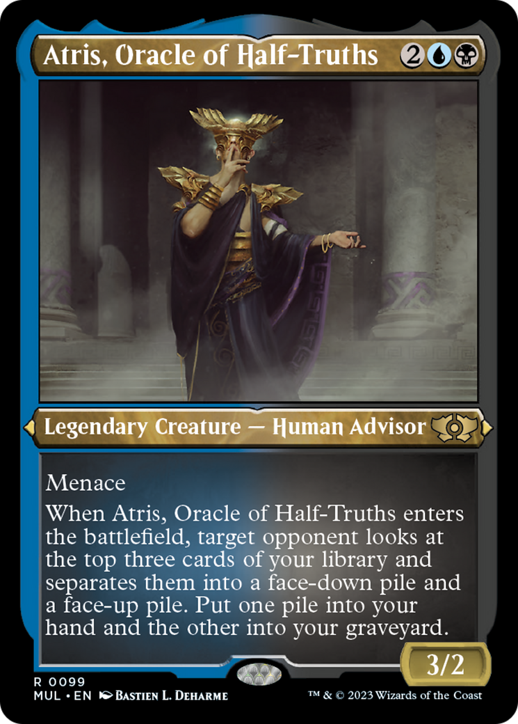 Atris, Oracle of Half-Truths (Foil Etched) [Multiverse Legends]