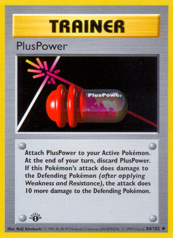 PlusPower (84/102) (Shadowless) [Base Set 1st Edition]