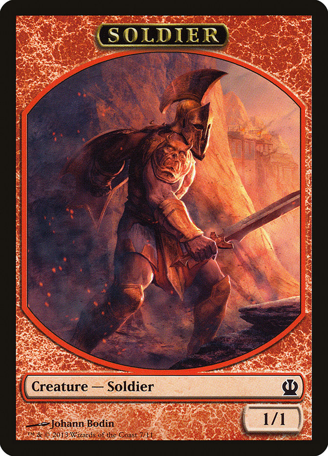 Soldier (7/11) [Theros Tokens]