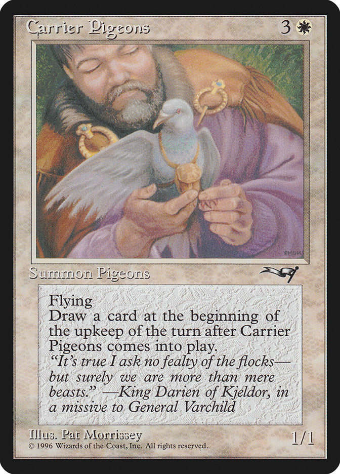 Carrier Pigeons (Holding Pigeon) [Alliances]