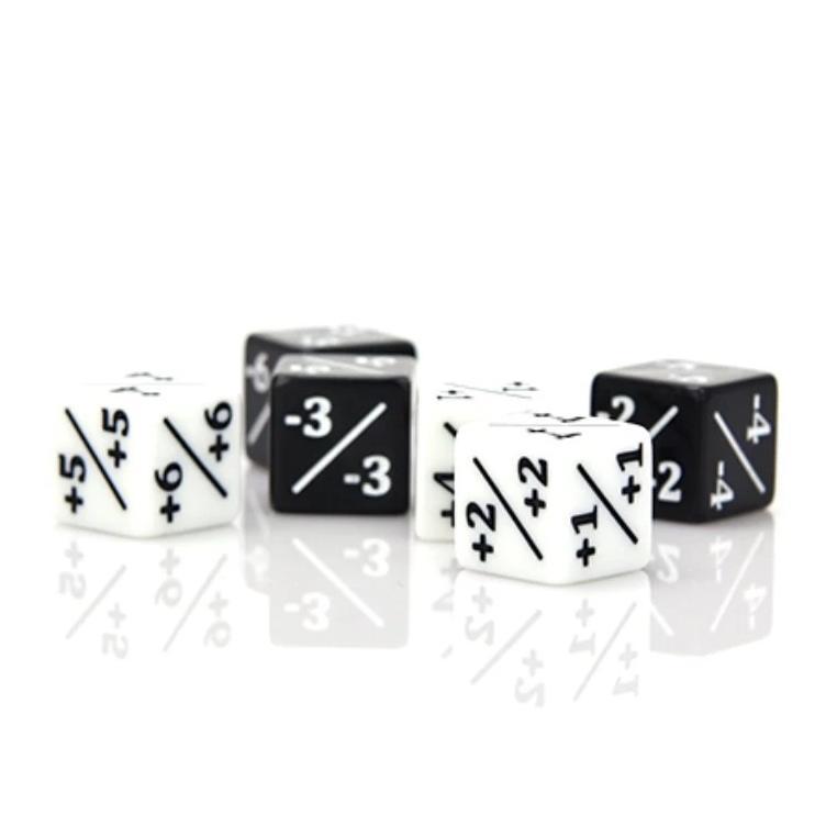 Die Hard 6 Piece MTG Power/Toughness Counters Dice Set