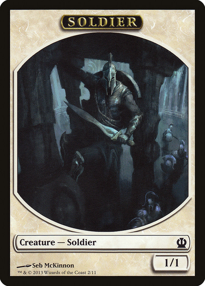 Soldier (2/11) [Theros Tokens]
