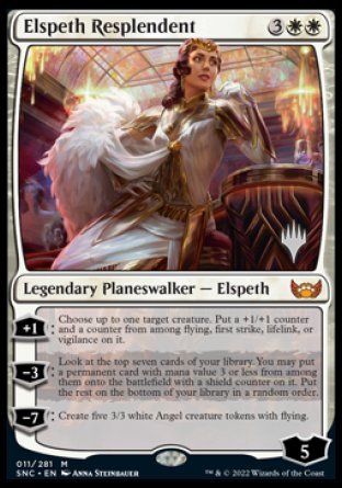 Elspeth Resplendent (Promo Pack) [Streets of New Capenna Promos]