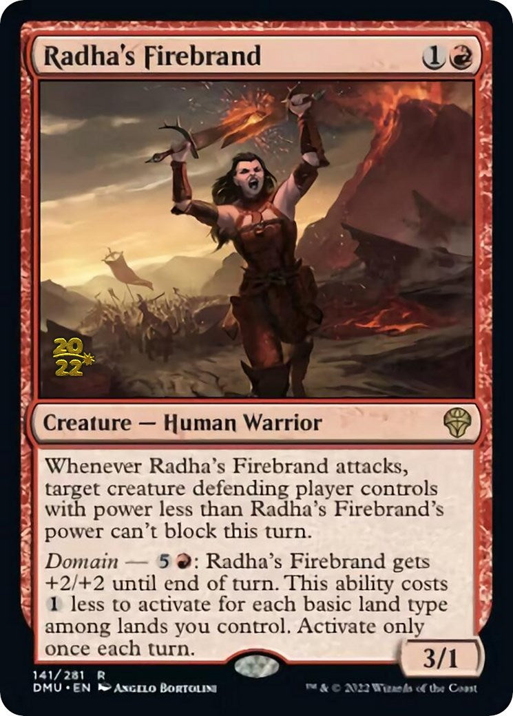 Radha's Firebrand [Dominaria United Prerelease Promos]
