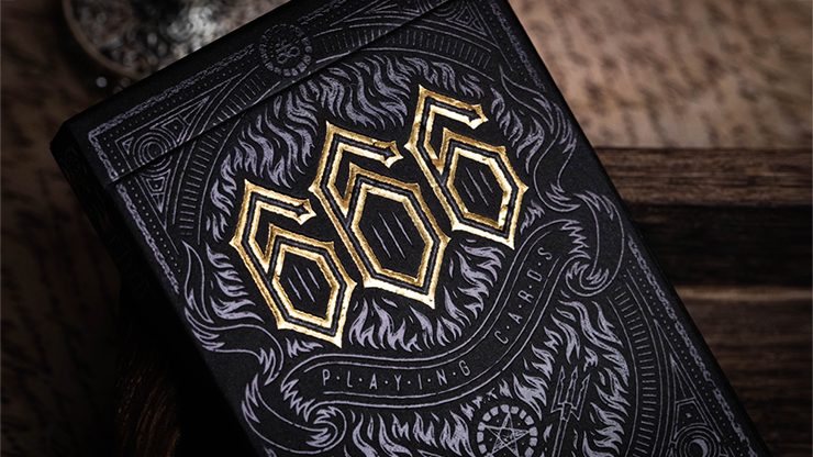 666 (Gold Foil) Playing Cards