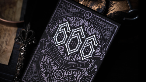 666 (Silver Foil) Playing Cards