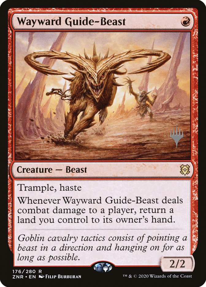 Wayward Guide-Beast (Promo Pack) [Zendikar Rising Promos]