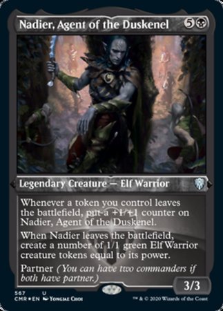 Nadier, Agent of the Duskenel (Foil Etched) [Commander Legends]