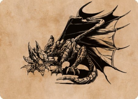 Ancient Copper Dragon Art Card (52) [Commander Legends: Battle for Baldur's Gate Art Series]