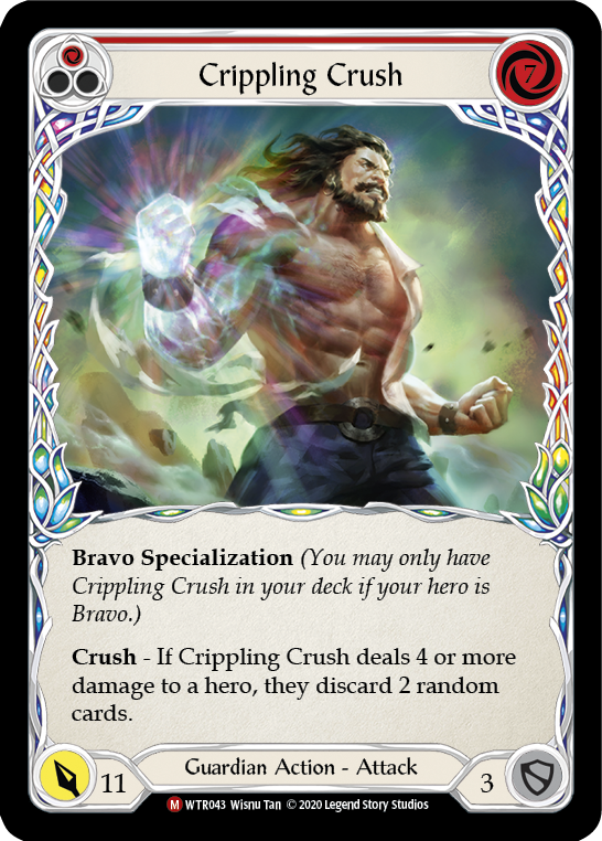 Crippling Crush [WTR043] Unlimited Edition Rainbow Foil