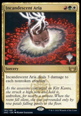 Incandescent Aria (Promo Pack) [Streets of New Capenna Promos]