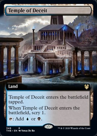 Temple of Deceit (Extended Art) [Theros Beyond Death]