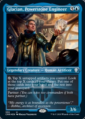 Glacian, Powerstone Engineer (Foil Etched) [Commander Legends]