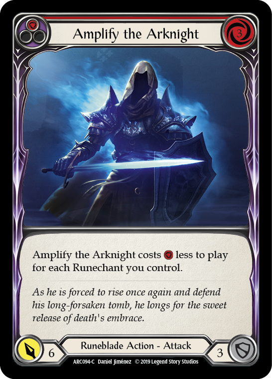 Amplify the Arknight (Red) [ARC094-C] 1st Edition Normal