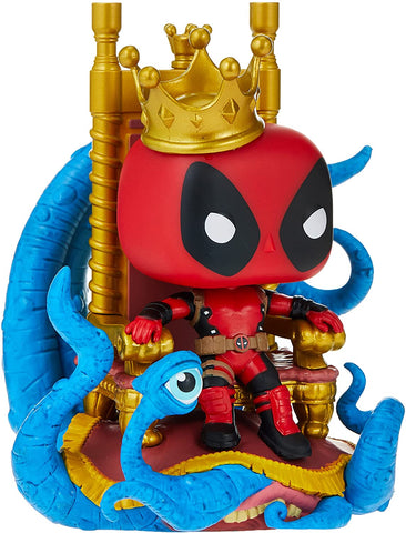 Pop! Deluxe Marvel Heroes King Deadpool on Throne