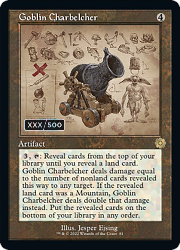 Goblin Charbelcher (Retro Schematic) (Serial Numbered) [The Brothers' War Retro Artifacts]