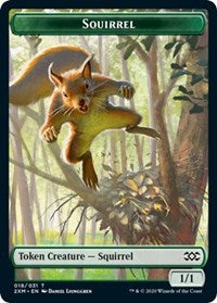 Squirrel // Thopter (008) Double-sided Token [Double Masters Tokens]