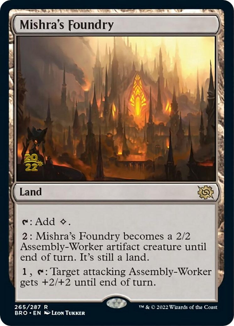 Mishra's Foundry [The Brothers' War: Prerelease Promos]