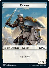 Knight // Pirate Double-sided Token [Core Set 2021 Tokens]