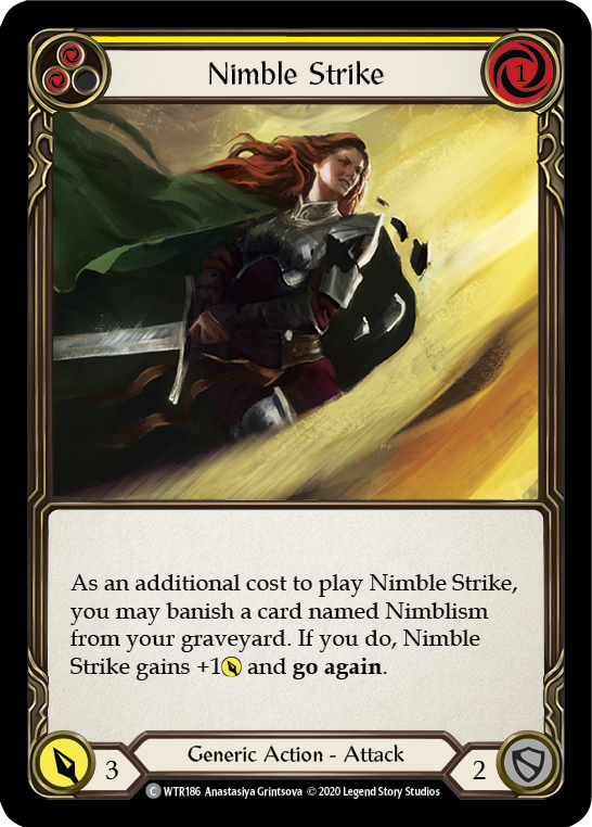 Nimble Strike (Yellow) [WTR186] Unlimited Edition Normal