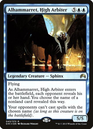 Alhammarret, High Arbiter [Magic Origins Promos]